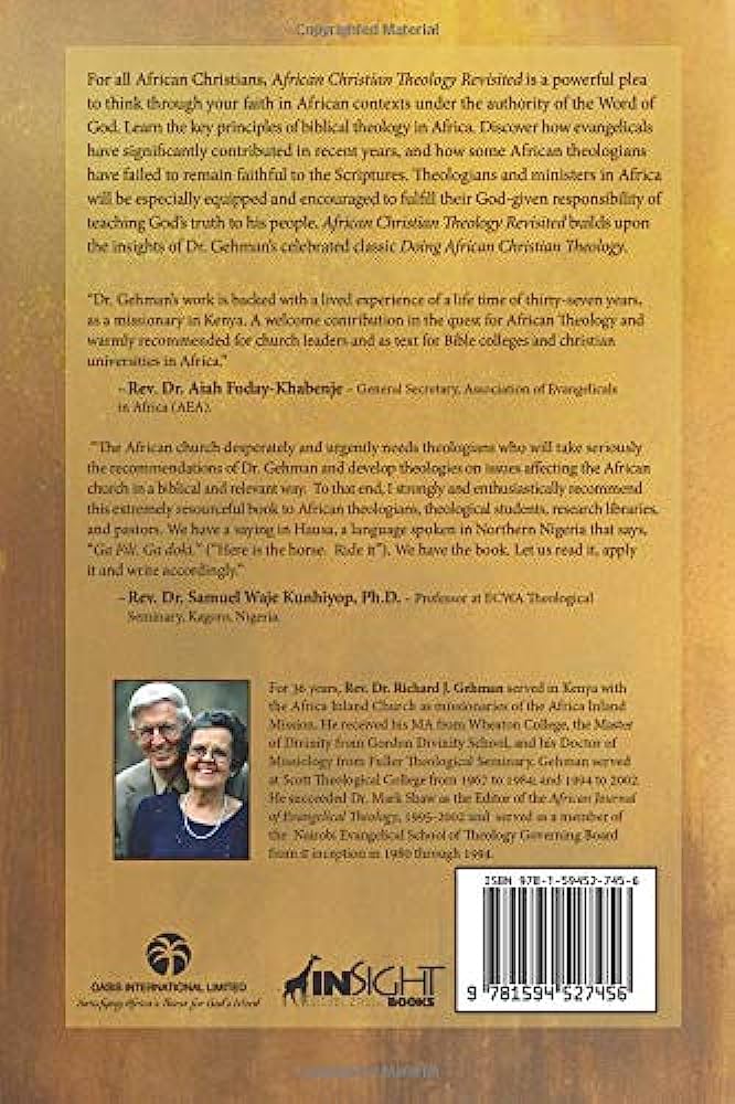 African Christian Theology Revisited