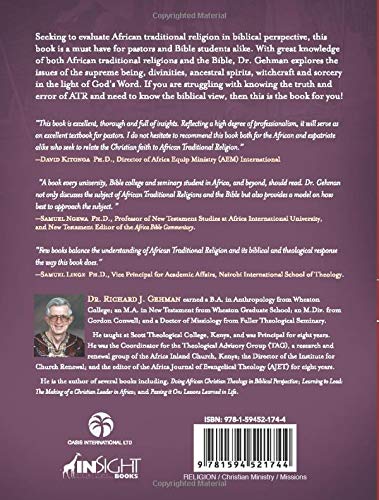 African Traditional Religion in Biblical Perspective