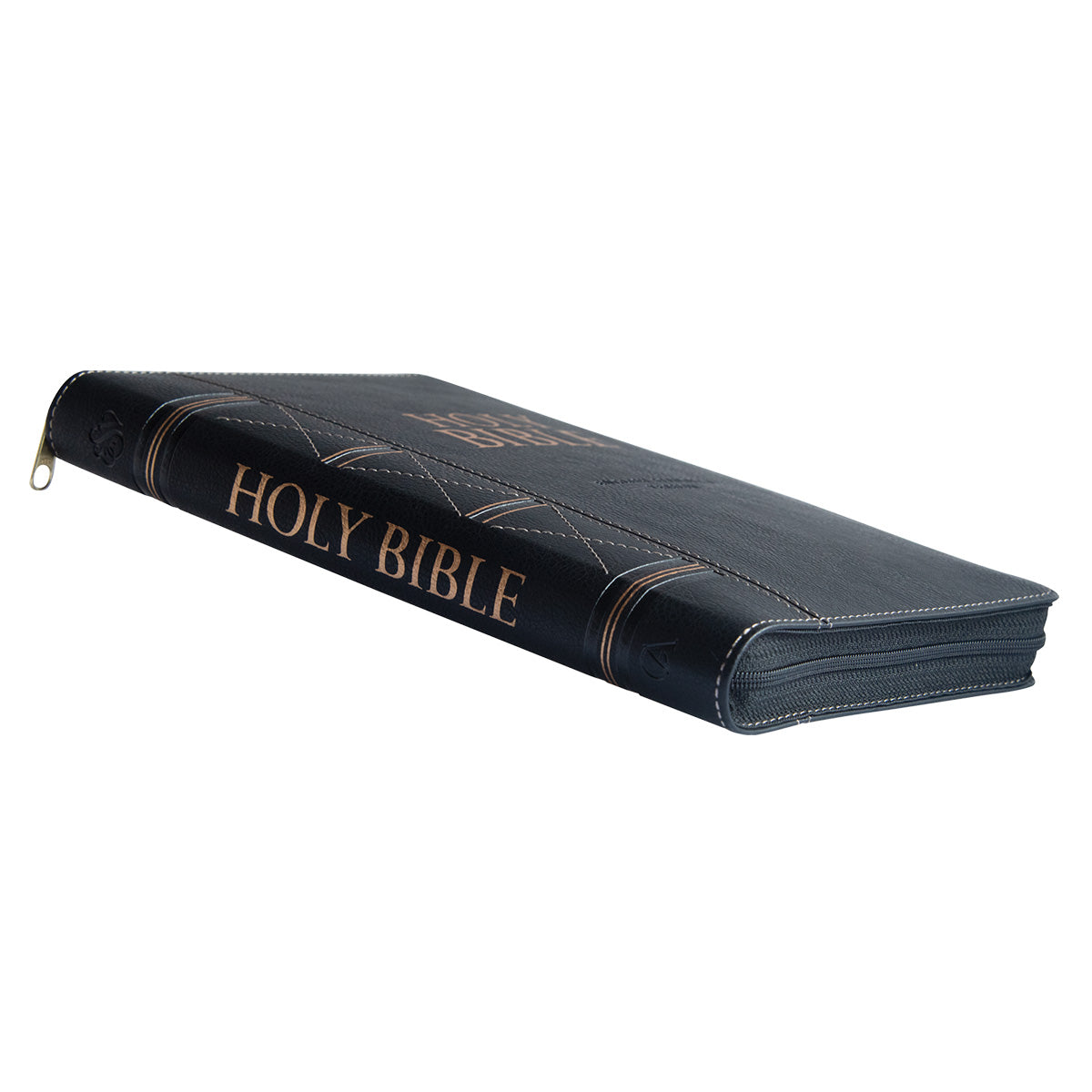 ESV Standard Thumb Indexed Bible With Zip Black
