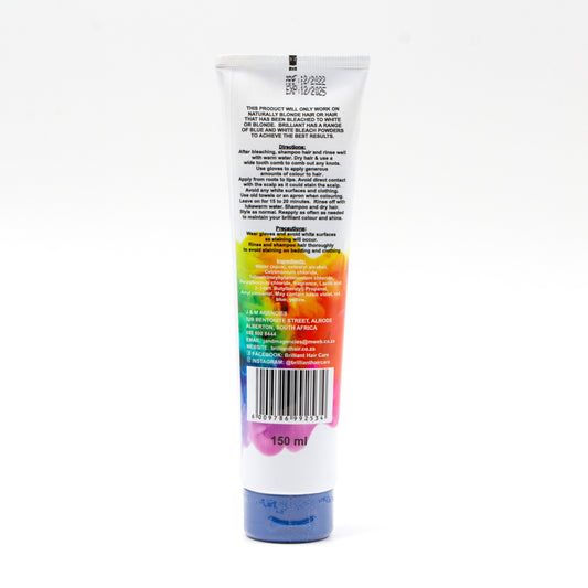 Brilliant Hair Care Premium Range - Semi Permanent Colour Conditioner - ROYAL BLUE