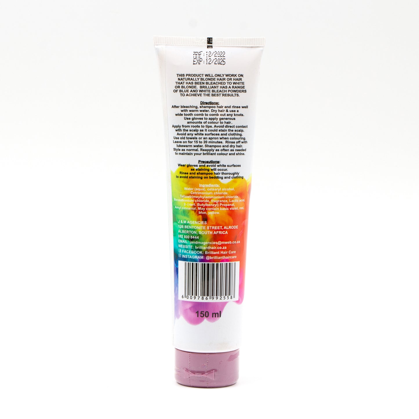 Brilliant Hair Care Premium Range - Semi Permanent Colour Conditioner - ROUGE