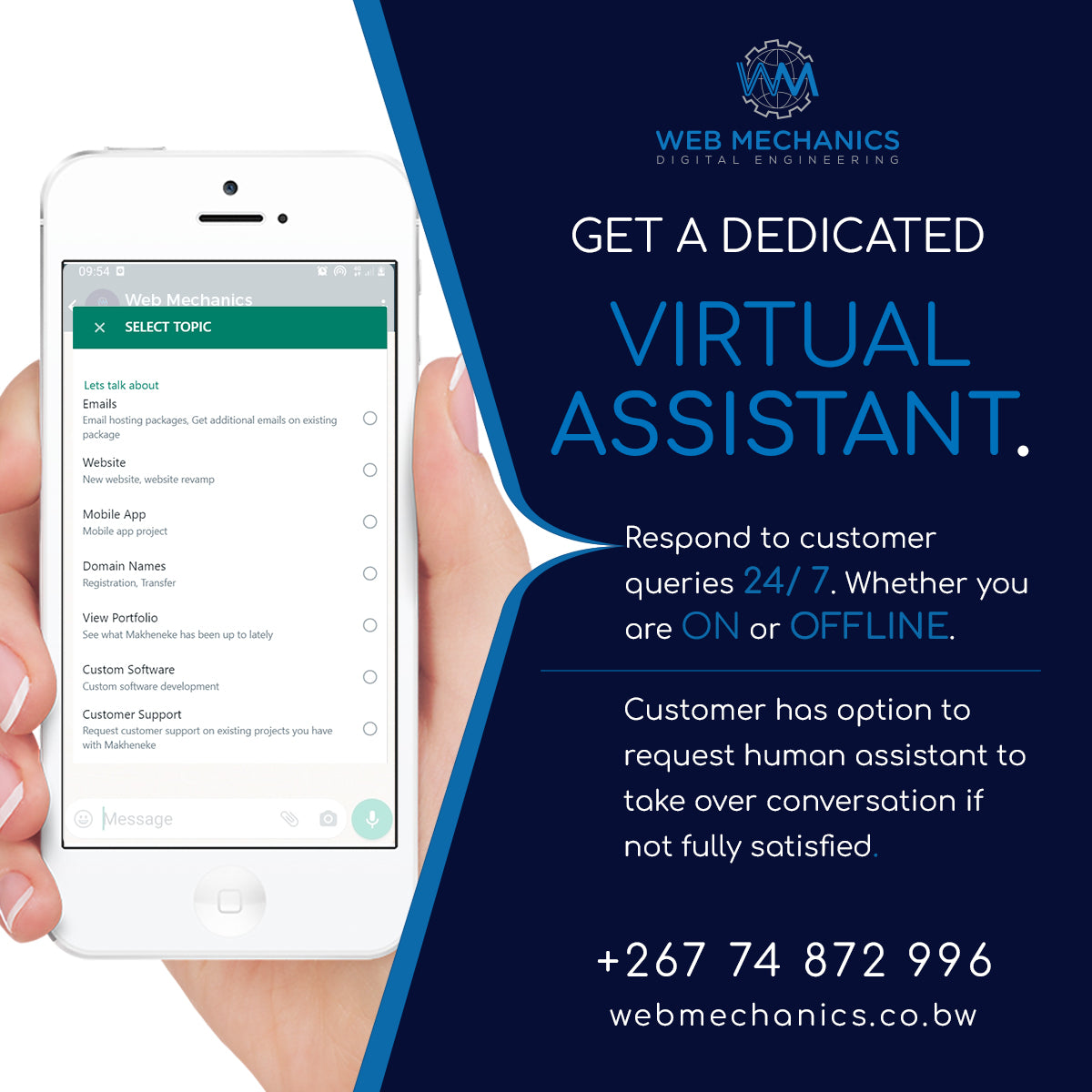 Web Mechanics Test Product