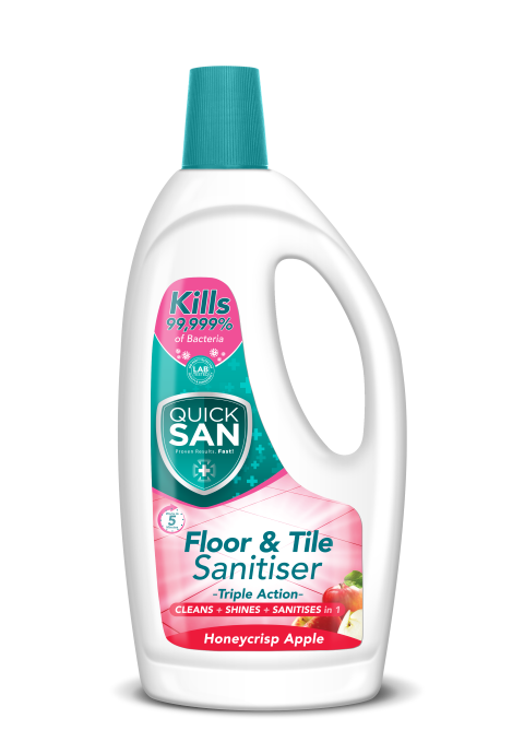 Quicksan Floor and Tile Sanitiser Honeycrisp Apple 750ml