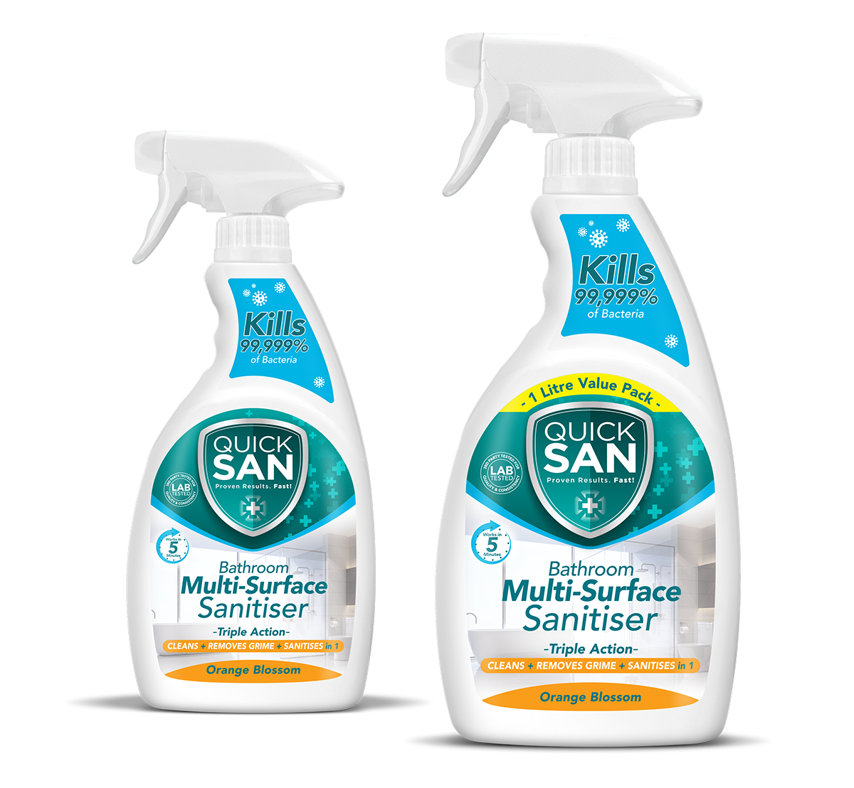 Quicksan Bathroom Sanitiser Orange Blossom