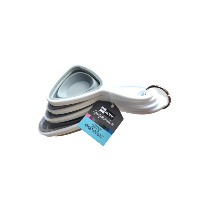 Silicone Folding Measuring Cups Grey