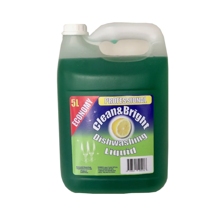Clean & Bright Economy Dishwashing Liquid 5L