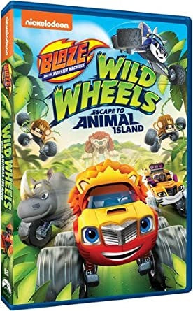 Blaze and the Monster Machines: Wild Wheels Escape to Animal Island DVD