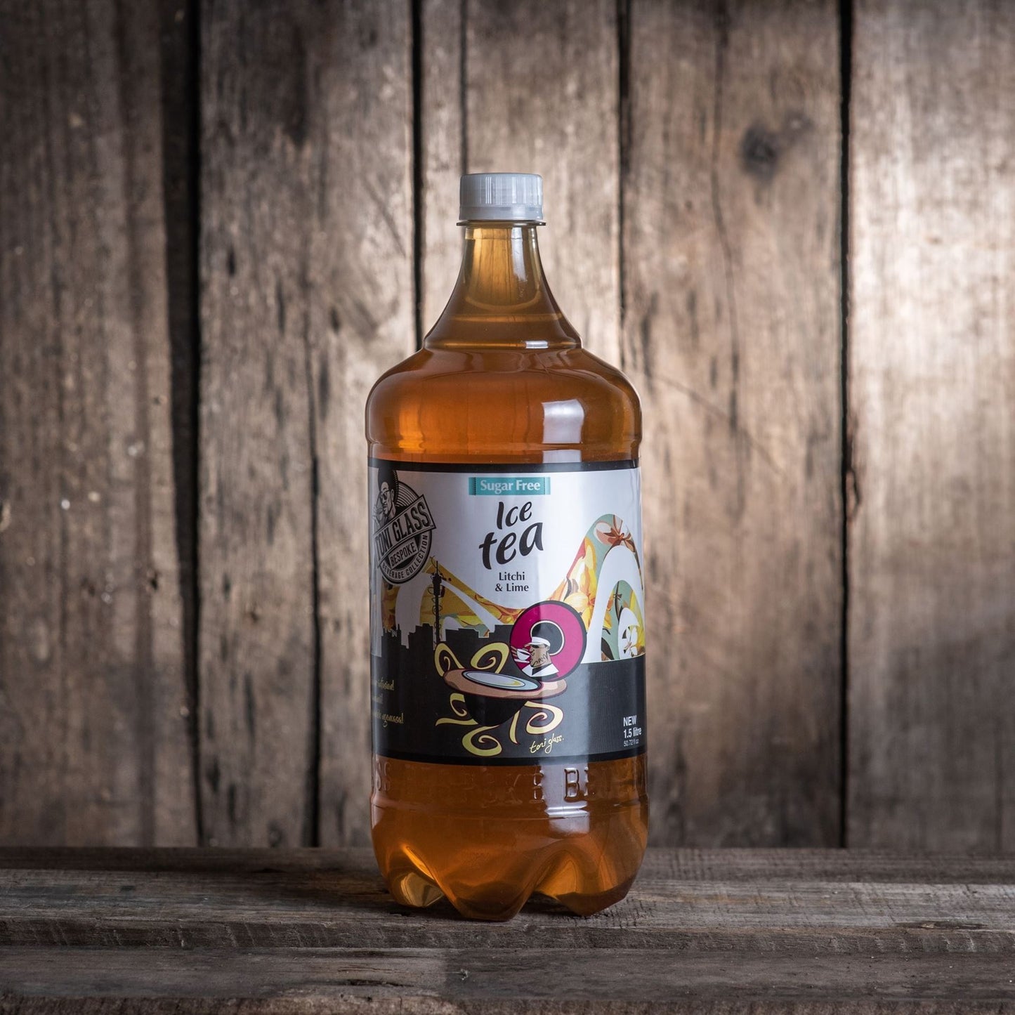 Toni Glass Ice Tea - Litchi & Lime Sugar Free Sugar Free 1.5L