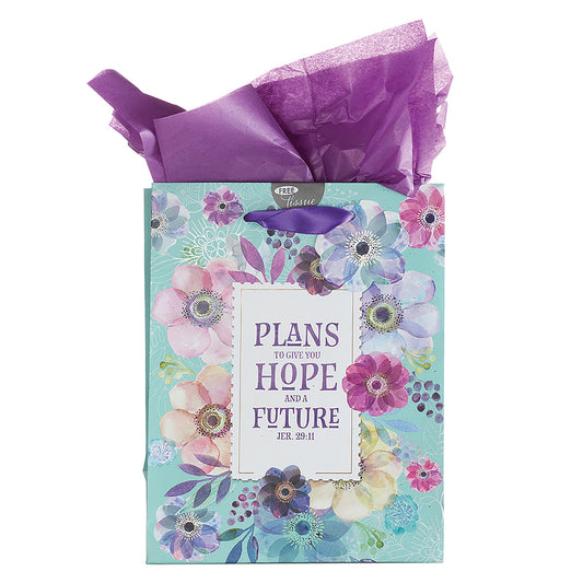 Jeremiah 29:11 Plans To Give You Hope And A Future (Medium Gift Bag)