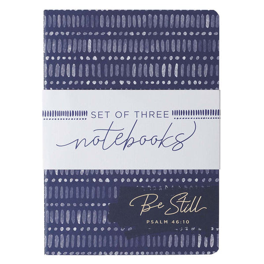 Psalm 46:10 Strong, Still, Joyful (Set Of 3)(Large Notebook Set)