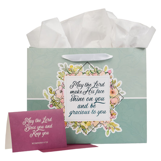 May The Lord Make His Face Shine On You (Gift Bag With Card)