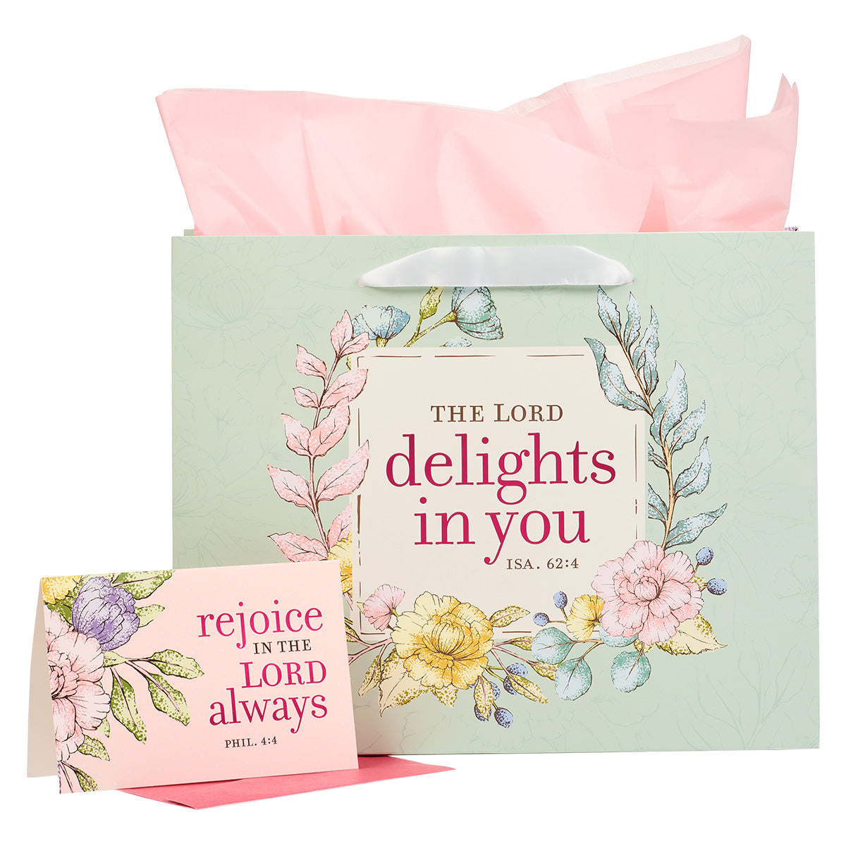 The Lord Delights Isaiah 62:4 (Gift Bag With Card)