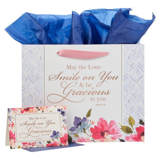 May The Lord Smile On You Numbers 6:25 (Gift Bag With Card)