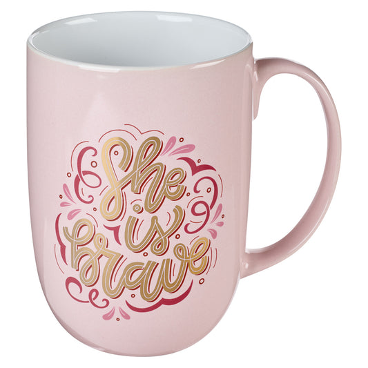 She Is Brave (Ceramic Mug)