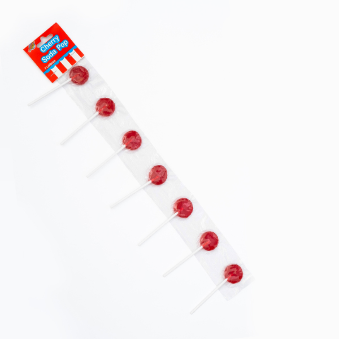 Cartoon Candy Soda Pop Cherry Lollie Strip 7’s