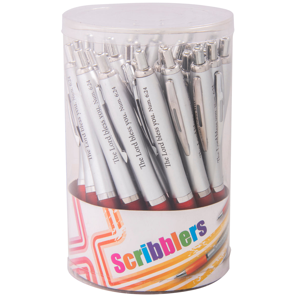 Scribbler: The Lord Bless You Red (Tub Of 25)(Pens)