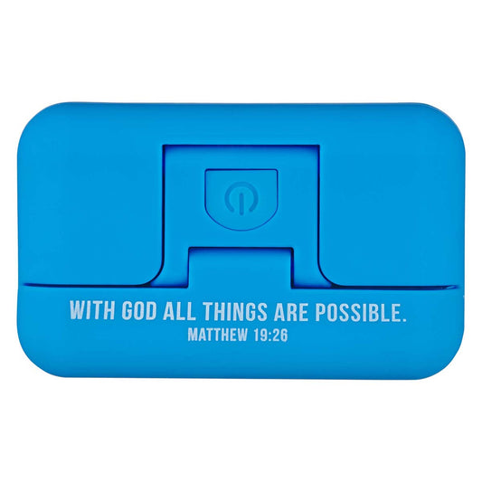 With God All Things Are Blue (Booklight)