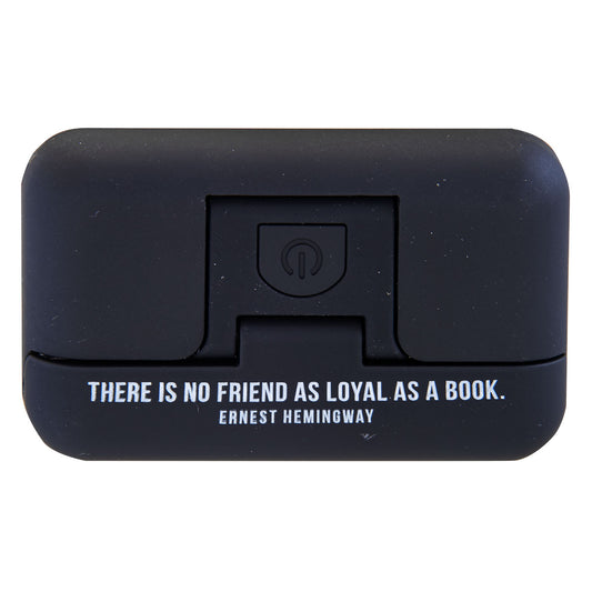 There Is No Friend As Loyal As A Book Black (Booklight)