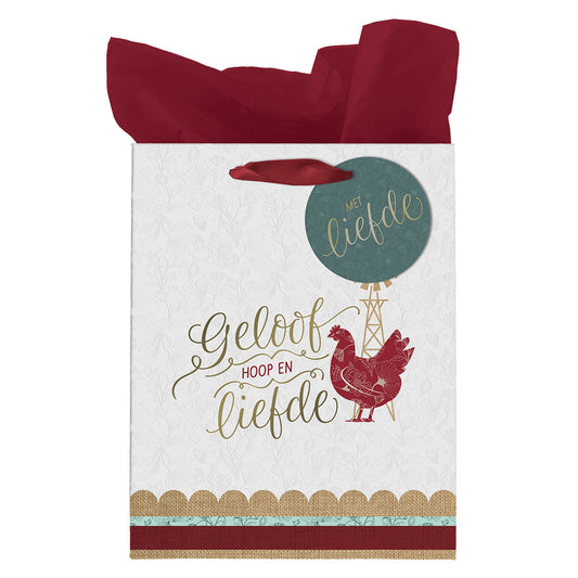 Geloof, Hoop & Liefde (Medium Gift Bag)