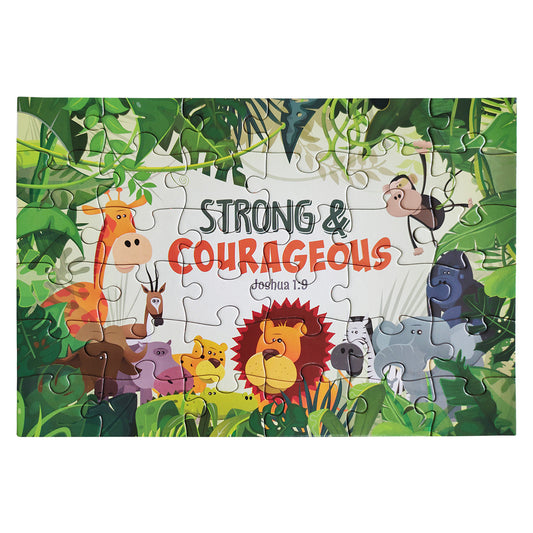 Strong And Courageous (36 Pieces)(Cardboard Puzzle)