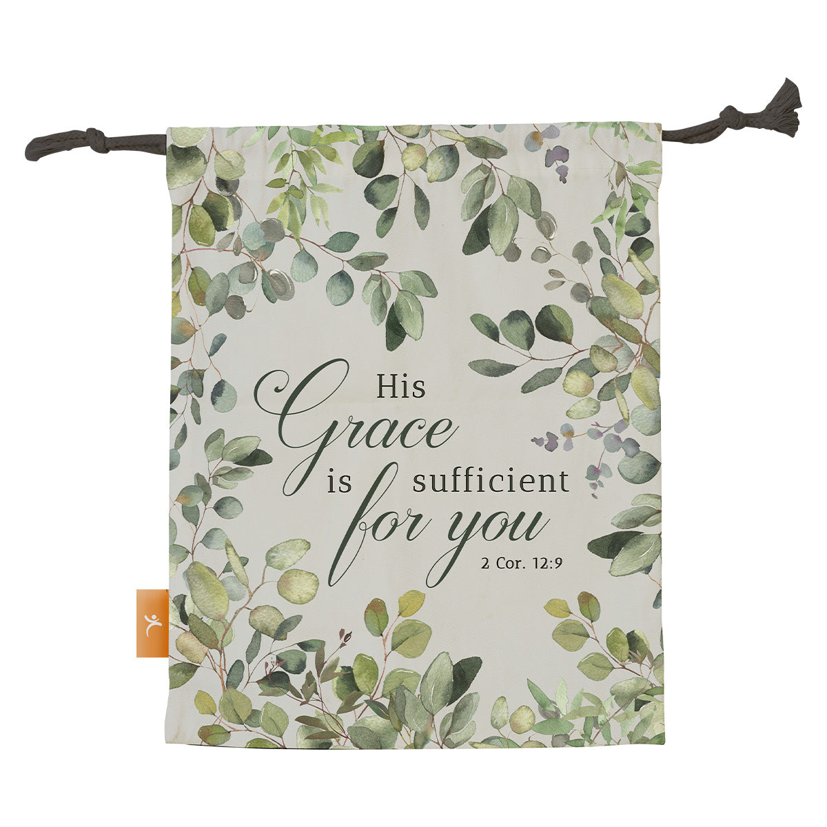 His Grace Is Sufficient For You (Large Drawstring Bag)