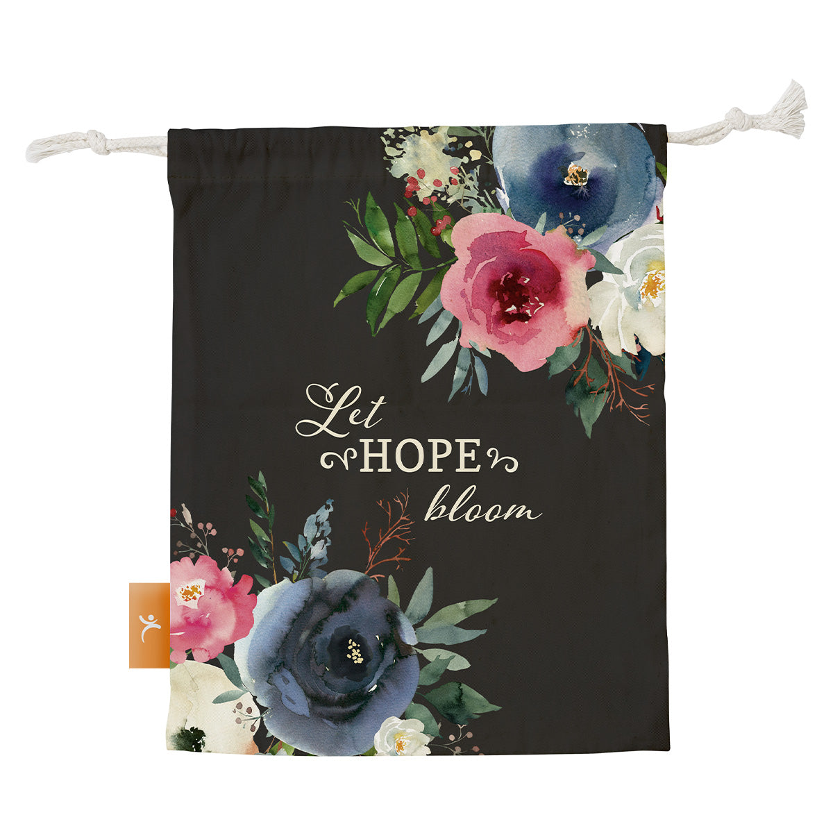 Let Hope Bloom (Small Drawstring Bag)