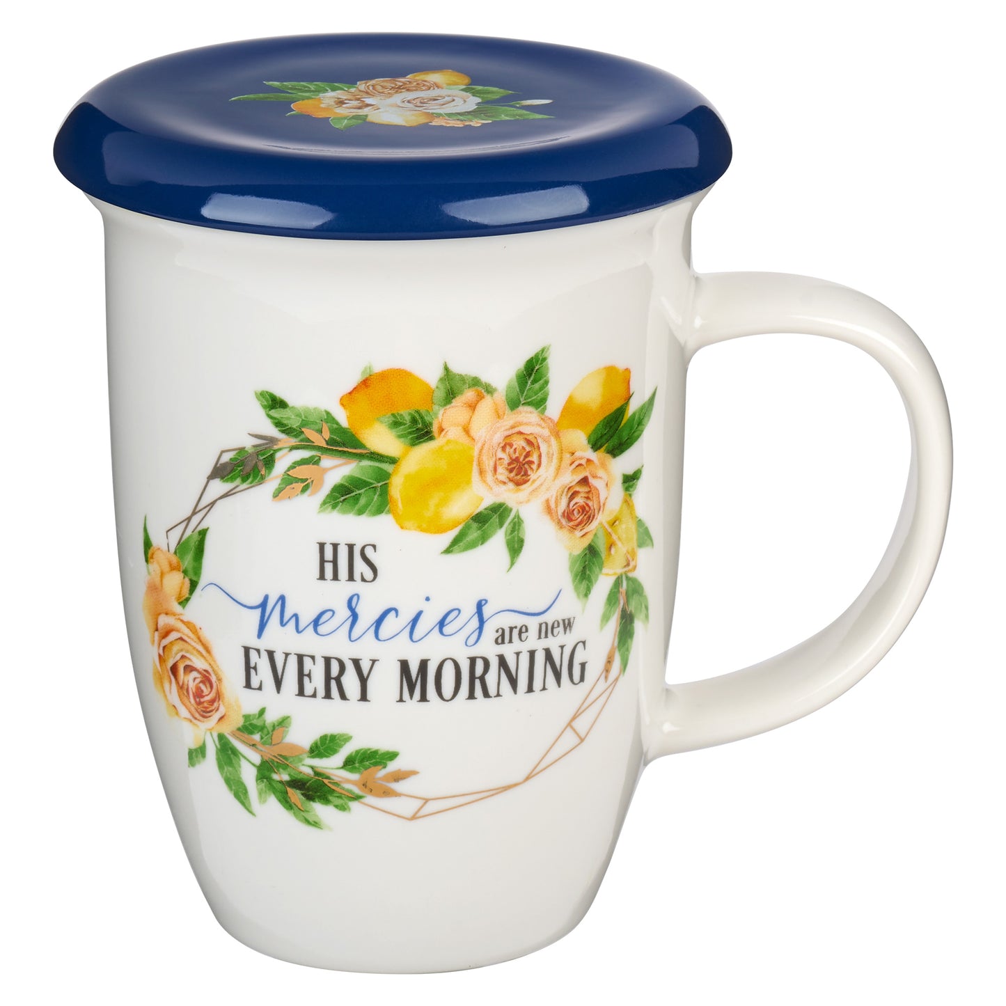 His Mercies Are New Every Morning (Lidded Ceramic Mug)