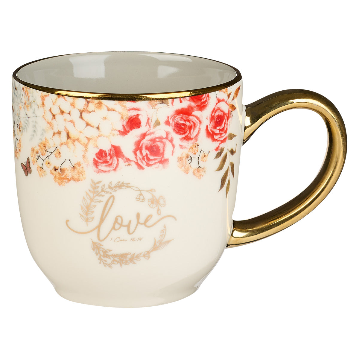 Love Roses & Carnations Ceramic Mug