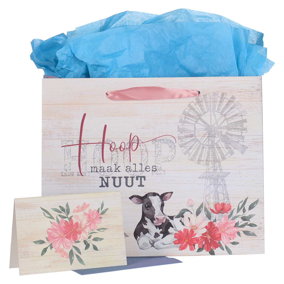 Hoop Maak Alles Nuut (Large Landscape Gift Bag With Card)