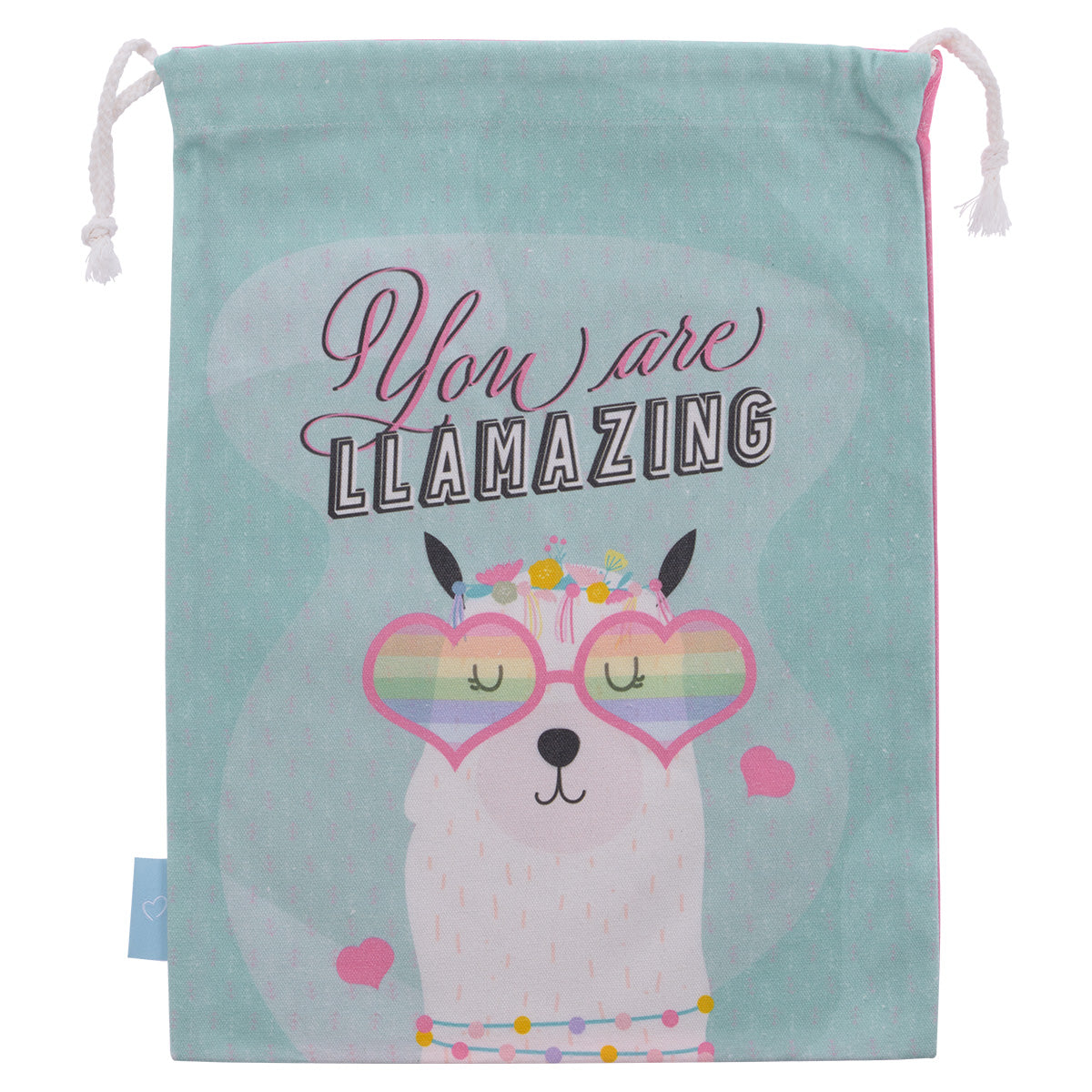 You Are Llamazing (Large Cotton Drawstring Bag)