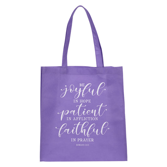 Be Joyful In Hope Patient In Affliction (Non-Woven Tote Bag)