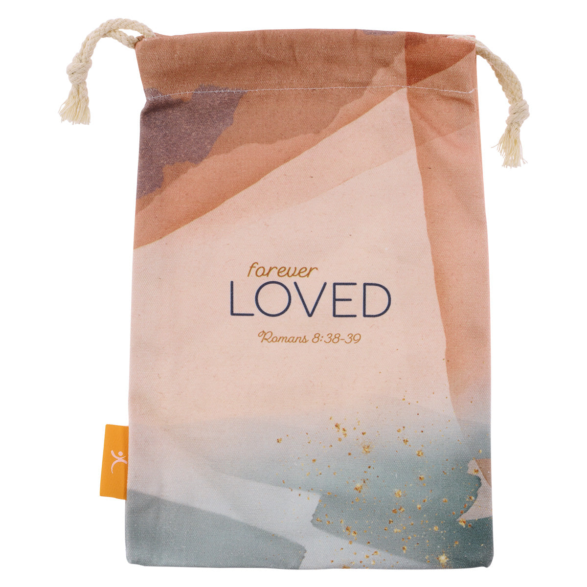 Forever Loved (Small Cotton Drawstring Bag)