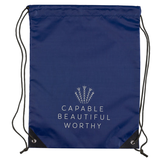 Capable Beautiful Worthy Drawstring Backpack