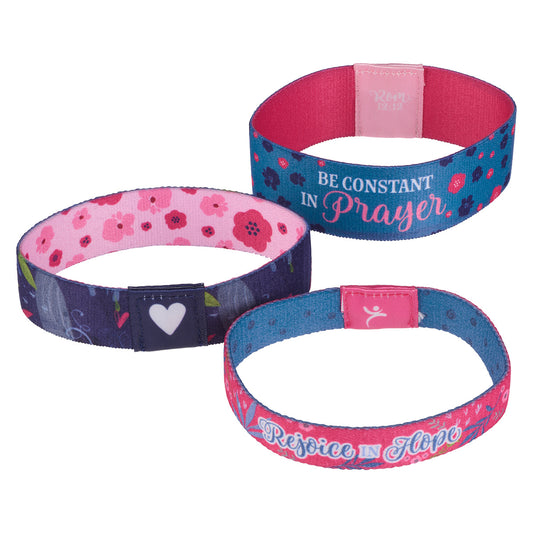 Rejoice In Hope (Pack Of 3)(Elastic Wristbands)