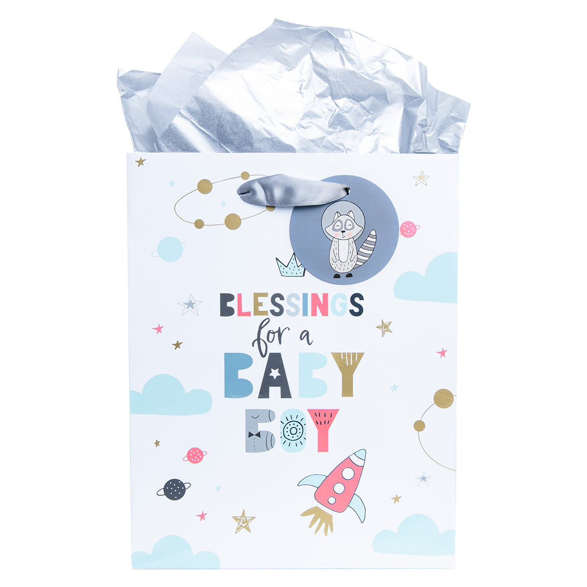 Blessings For A Baby Boy Medium Gift Bag