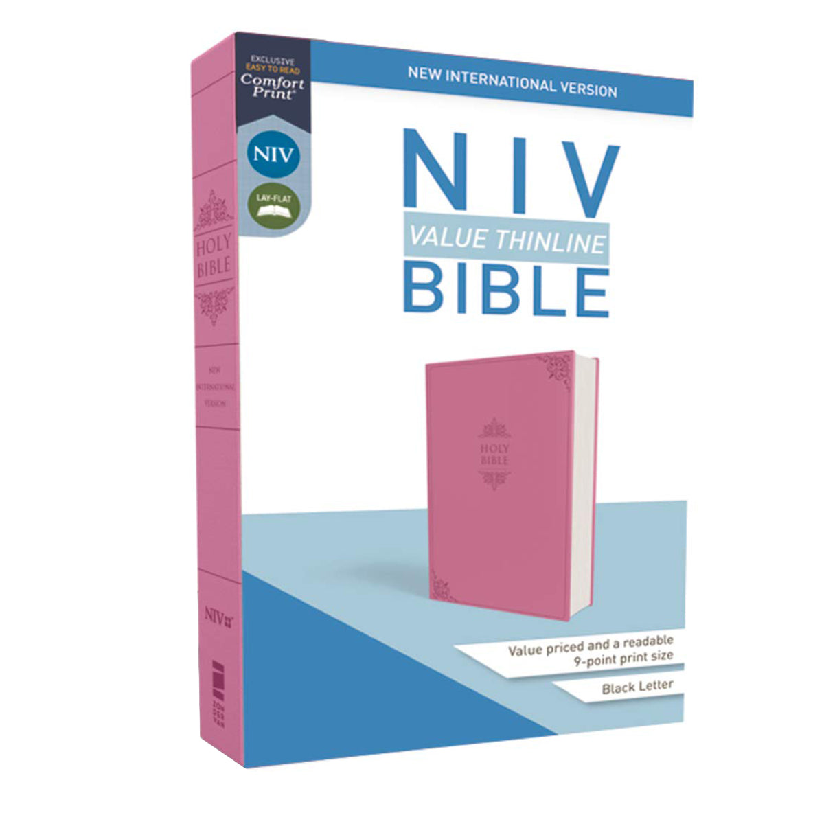 NIV Value Thinline Bible Pink (Comfort Print)(Imitation Leather)