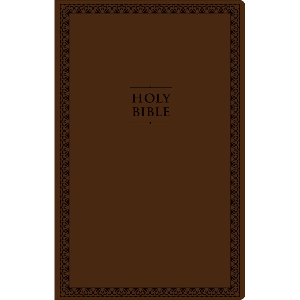 NIV Value Thinline Bible Large Print Brown (Comfort Print)(Imitation Leather)