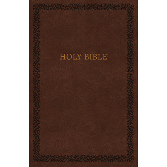 NIV Holy Bible Soft Touch Edition Brown (Comfort Print)(Imitation Leather)