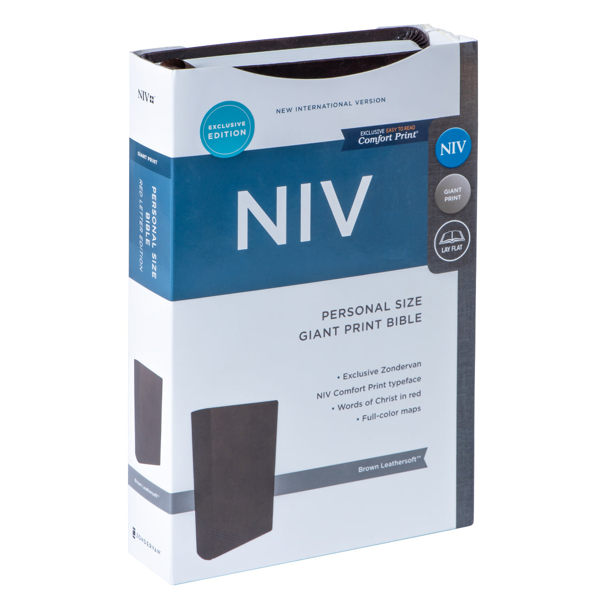 NIV Personal Size GP Brown (Imitation Leather)