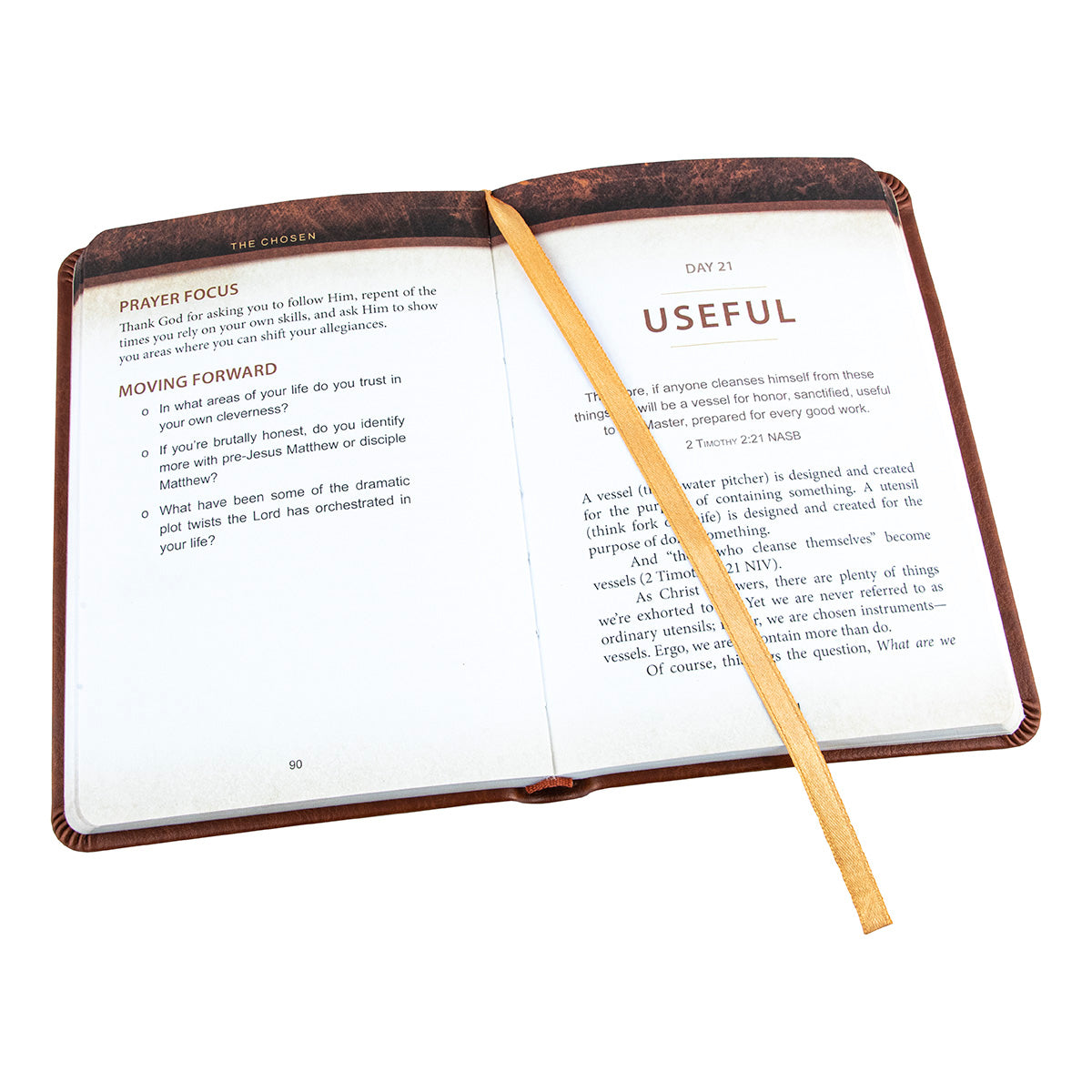 The Chosen: 40 Days With Jesus Book 1 (Imitation Leather)