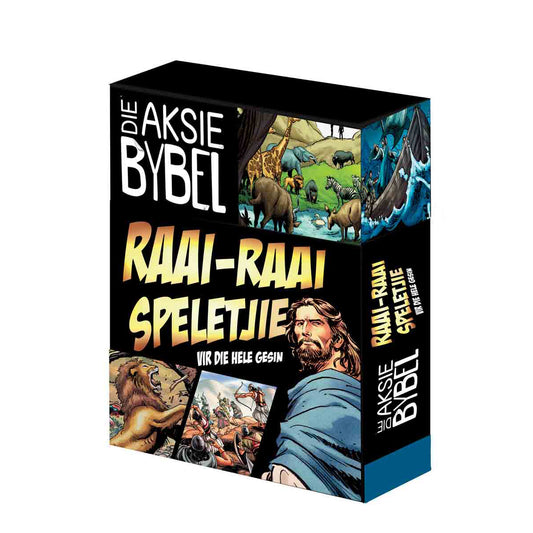 Die Aksie-Bybel Raai-Raai-Speletjie Vir Die Hele Gesin (Boksstel)