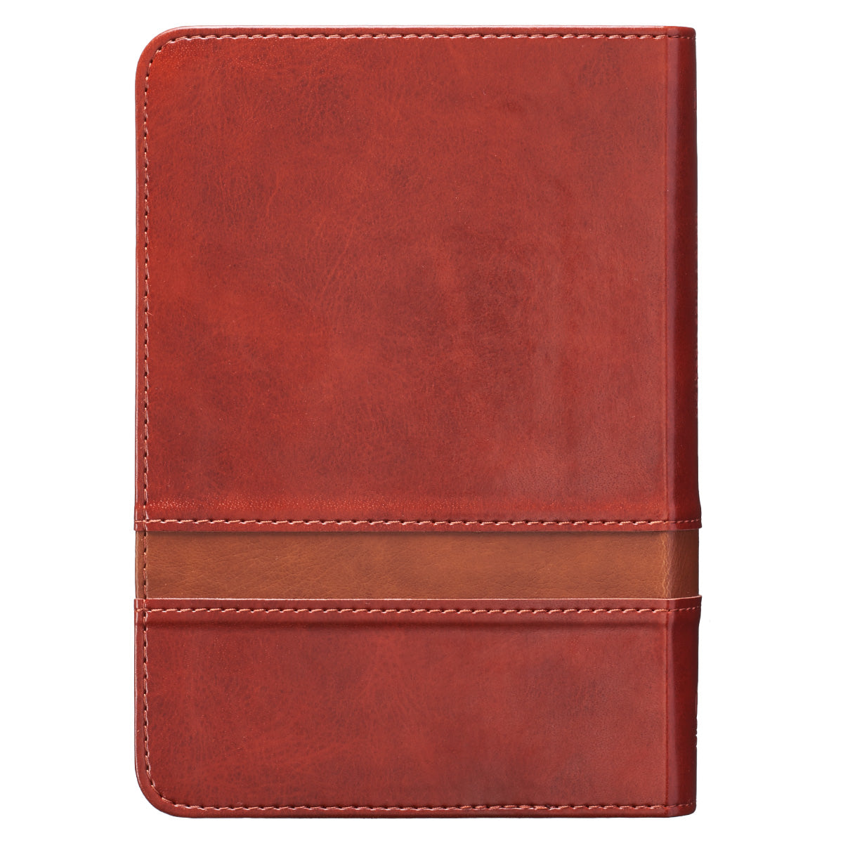 KJV Large Print Compact Brown Red Letters (Imitation Leather)