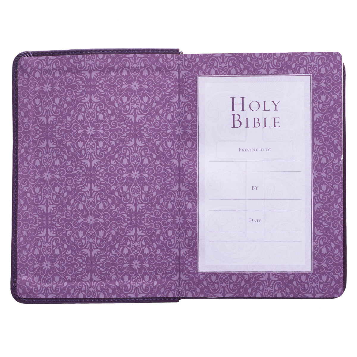 KJV Large Print Compact Purple Red Letters (Imitation Leather)