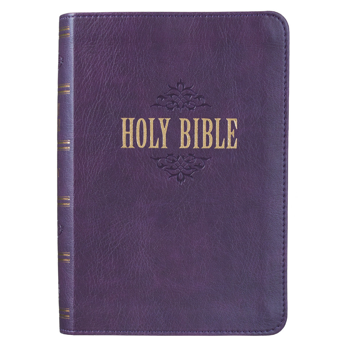 KJV Large Print Compact Purple Red Letters (Imitation Leather)