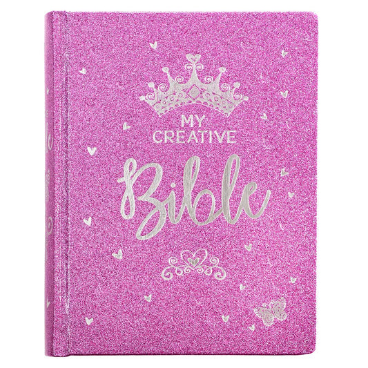 ESV My Creative Bible For Girls Purple Glitter (Hardcover)