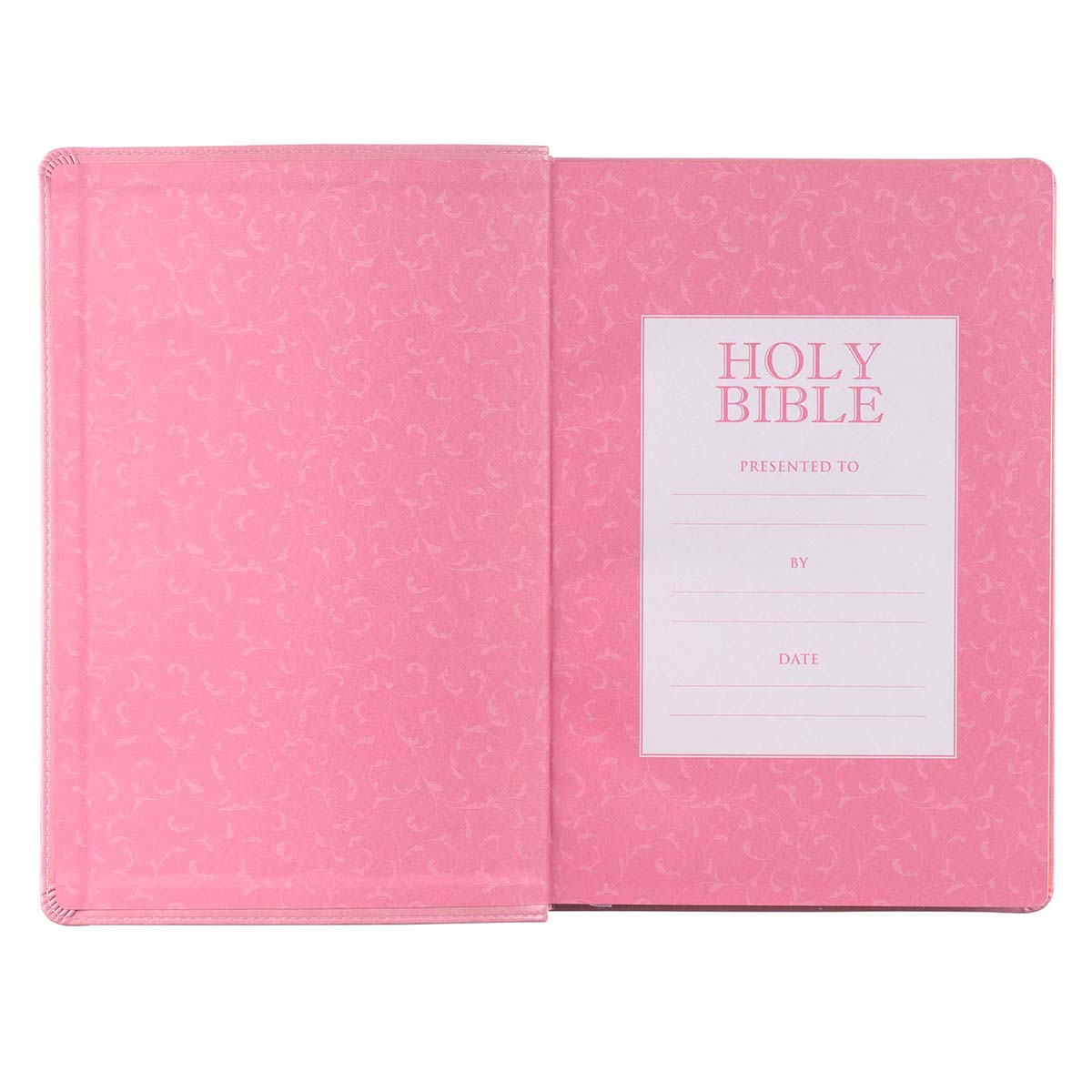 KJV Full-Size Bible Giant Print Indexed Pink (Imitation Leather)