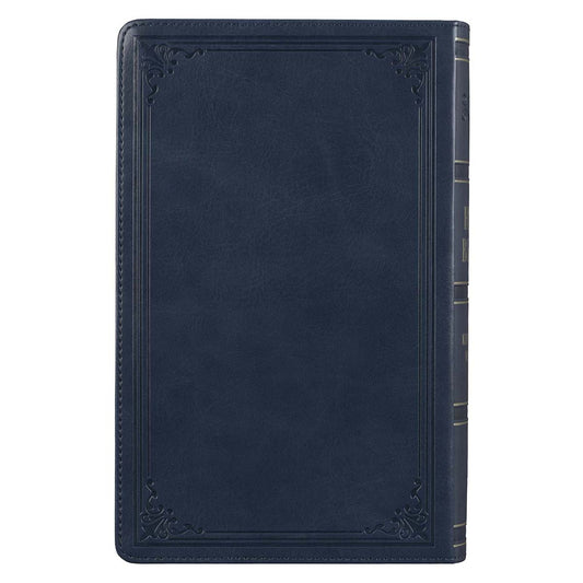 KJV Giant Print With Thumb Indexed Dark Blue (Imitation Leather)