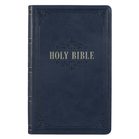 KJV Giant Print With Thumb Indexed Dark Blue (Imitation Leather)