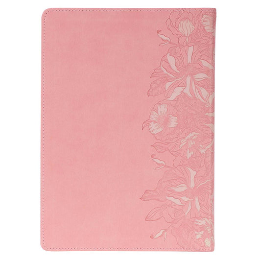 NLT The Spiritual Growth Bible Thumb Indexed Pink (Imitation Leather)