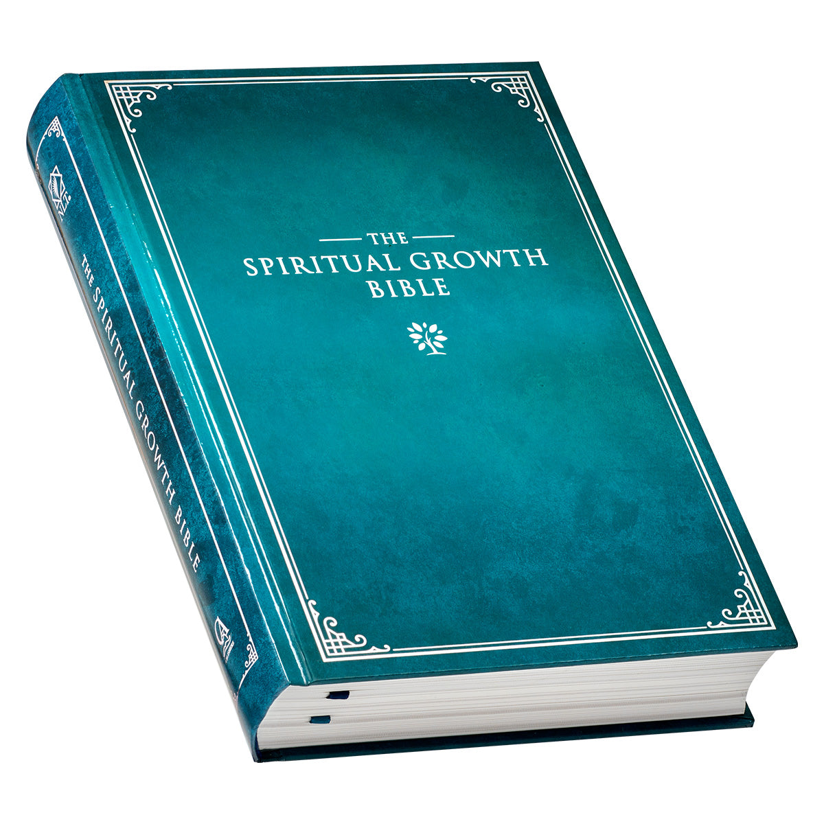 NLT The Spiritual Growth Bible Teal (Hardcover)